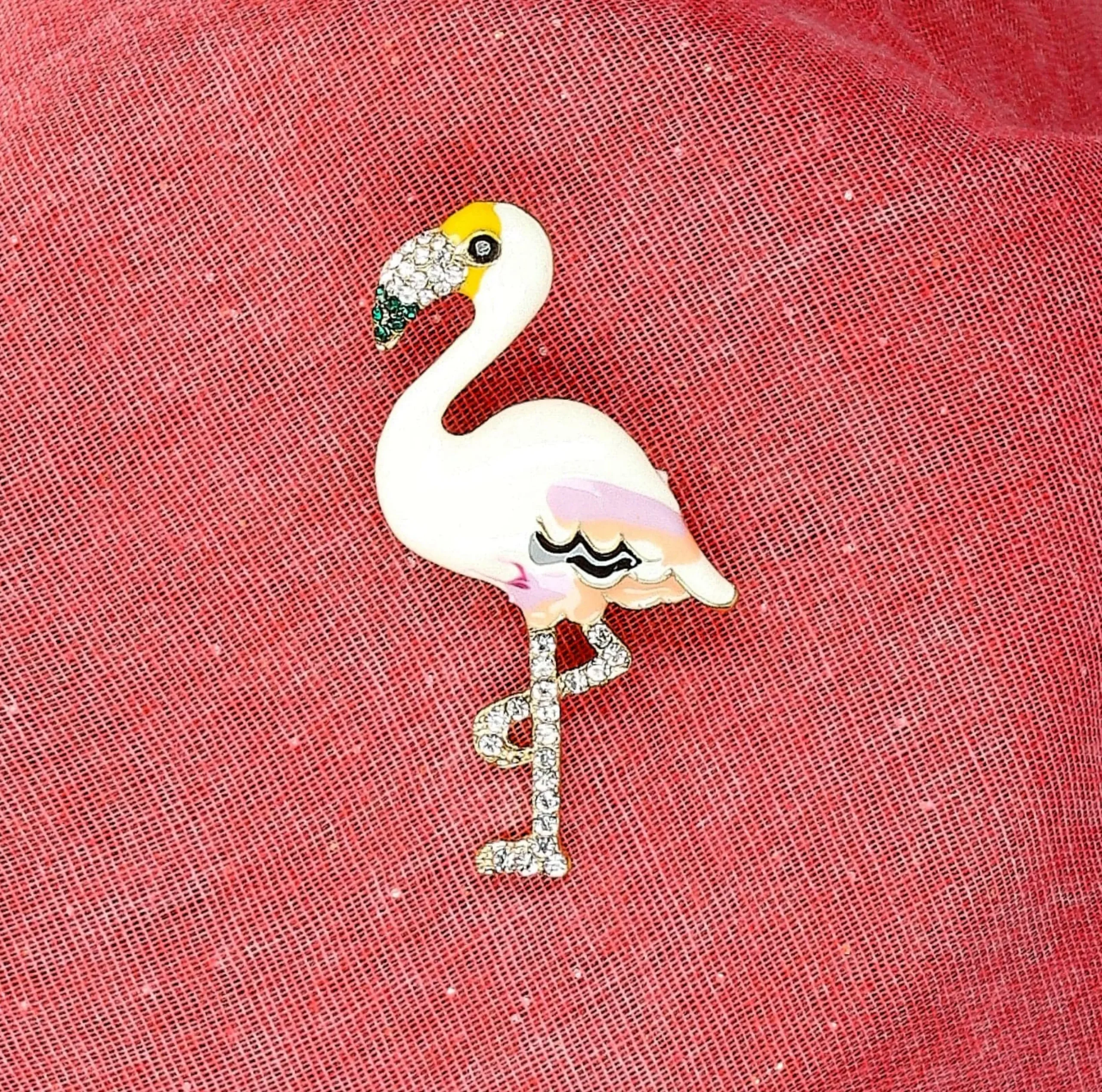 Bijou broche Flamant Rose | Laura Vita Cheap