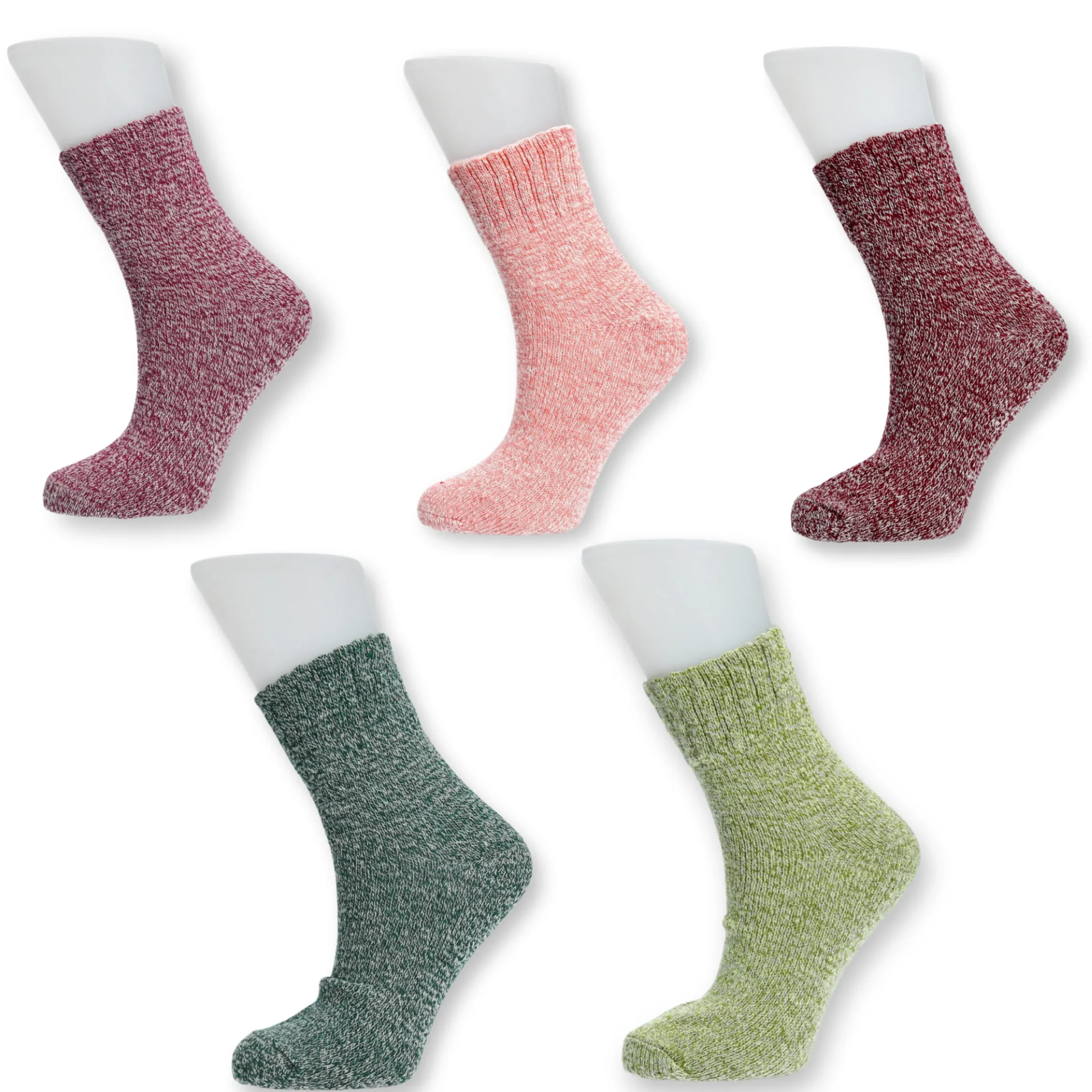 Chaussettes en lot de 5 paires Réconfort | Laura Vita Cheap