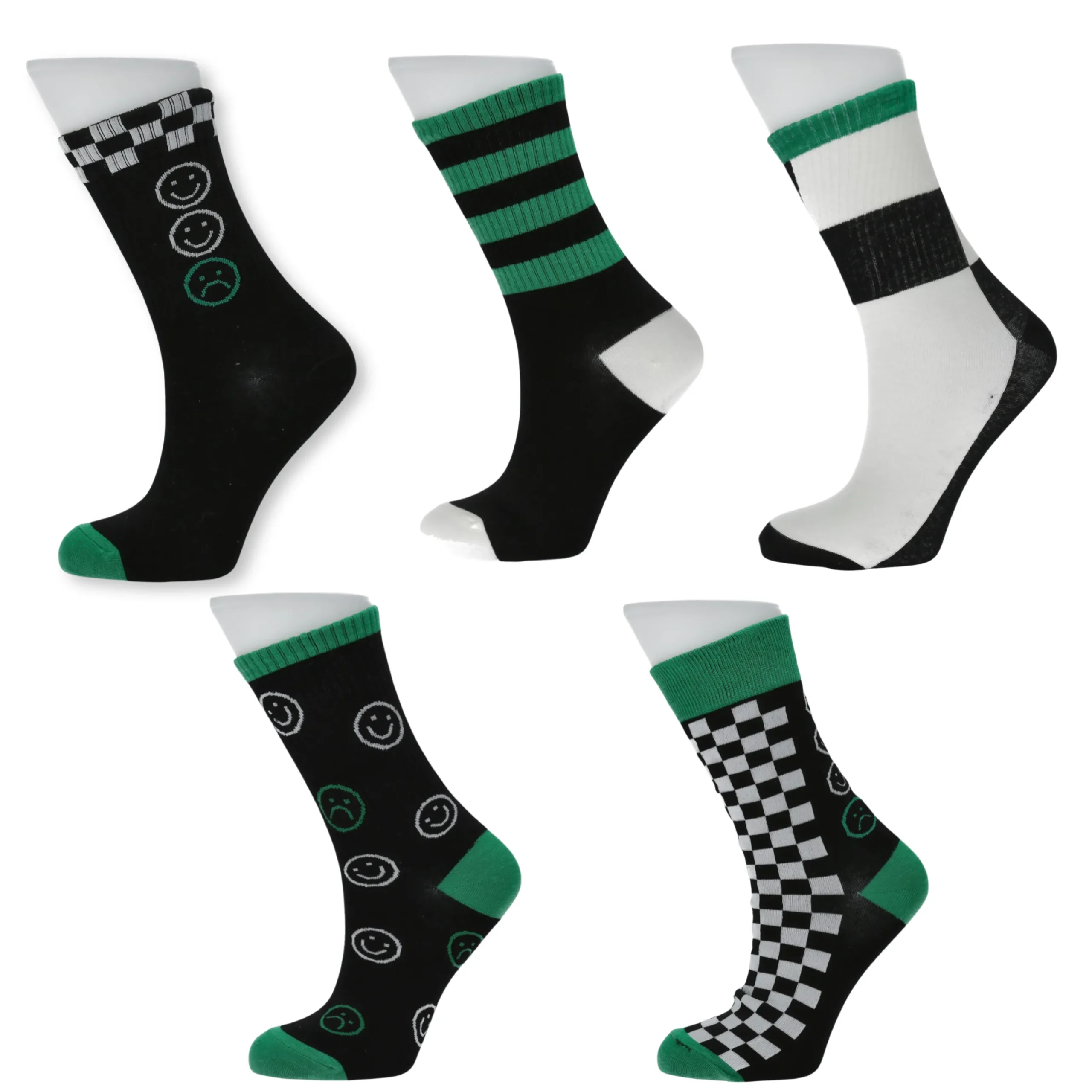 Chaussettes en lot de 5 paires SMILEY | Laura Vita Best Sale