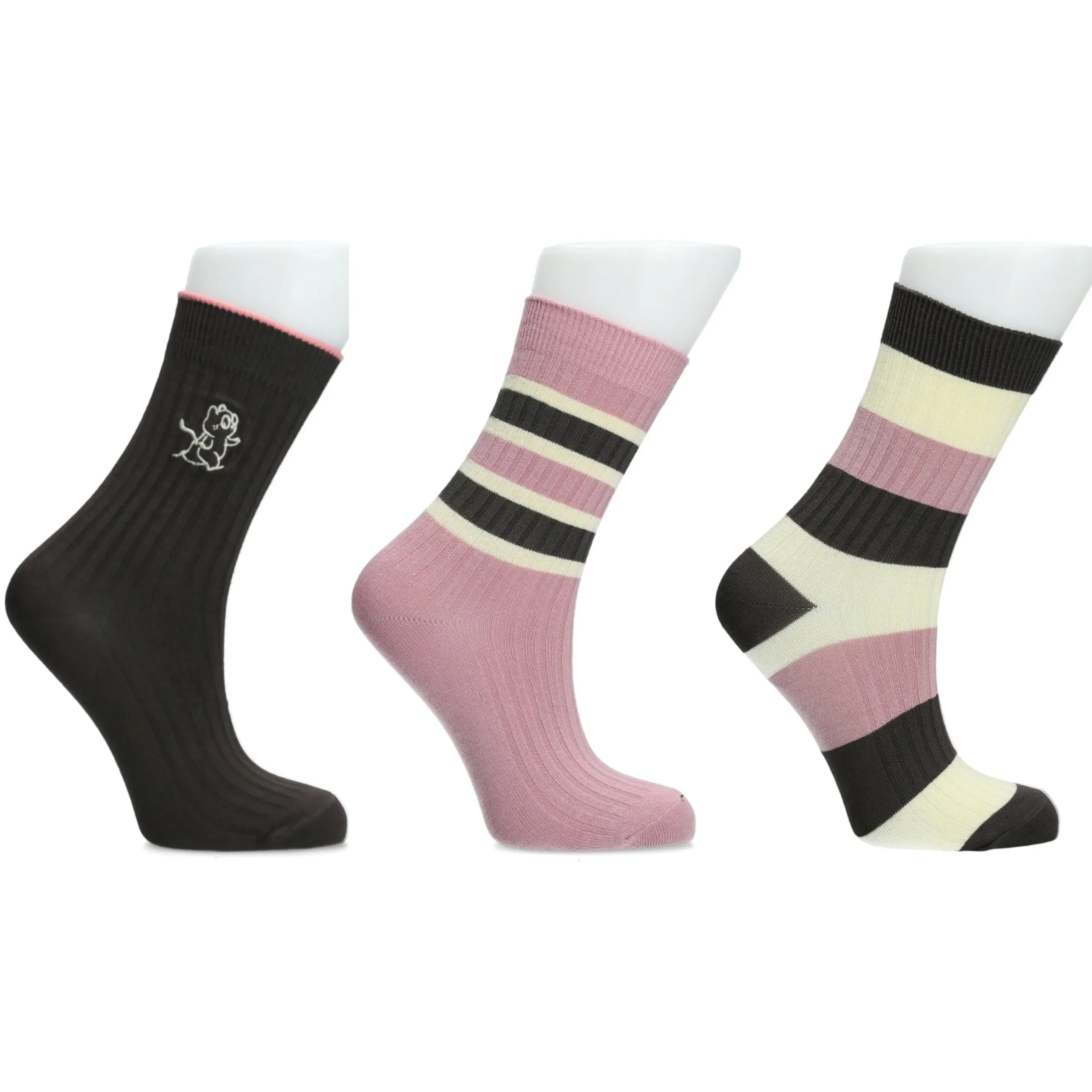 Chaussettes en lot de 3 paires PRAIRIE | Laura Vita Shop