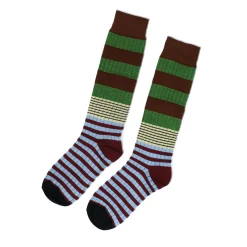 Chaussettes hautes Rayures | Laura Vita Online