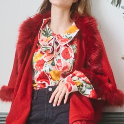 Chemisier Calliope Rouge Studio | Laura Vita Cheap