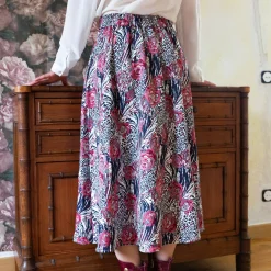 Jupe Astree Bordeaux Studio | Laura Vita Fashion