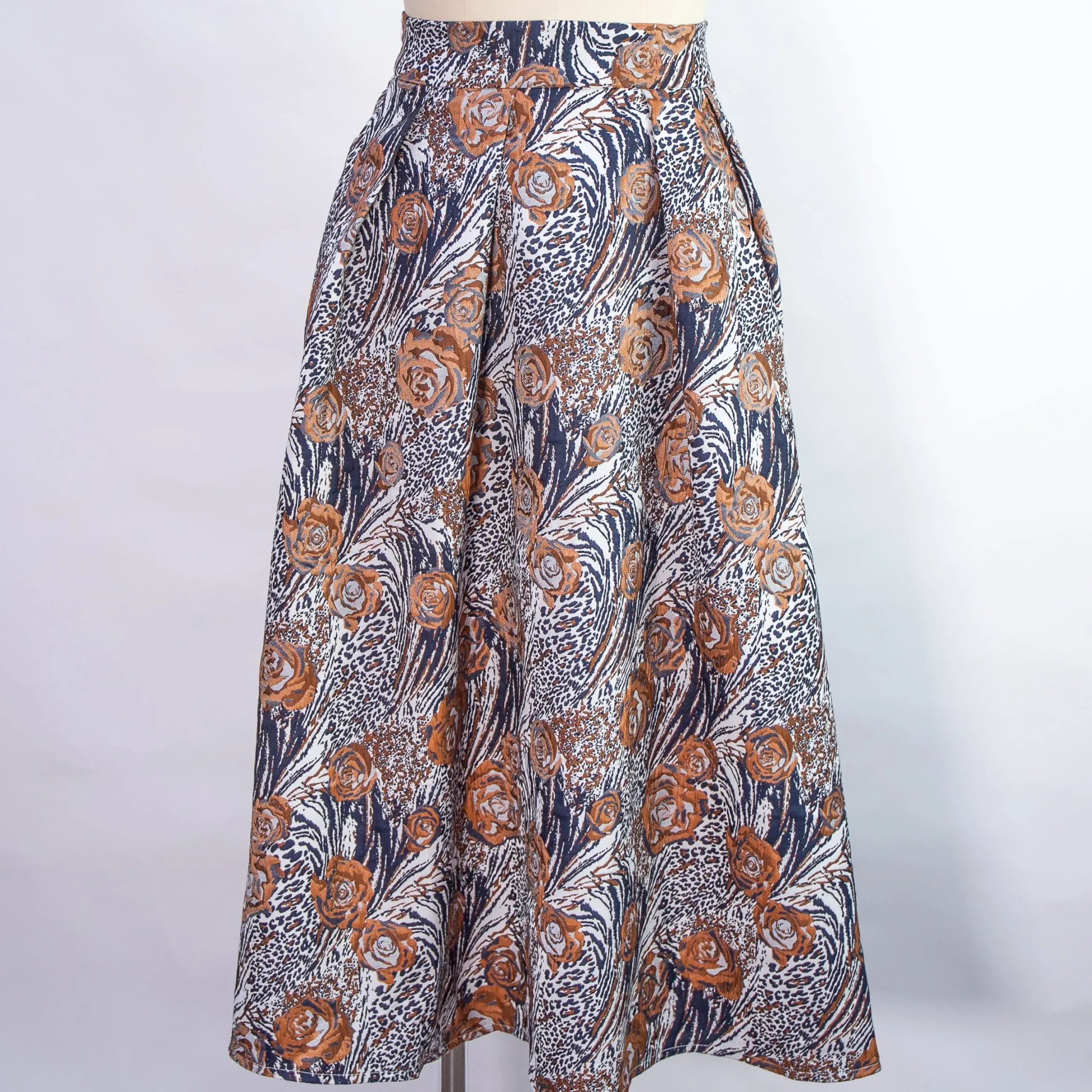 Jupe Astree Marron Studio | Laura Vita Fashion