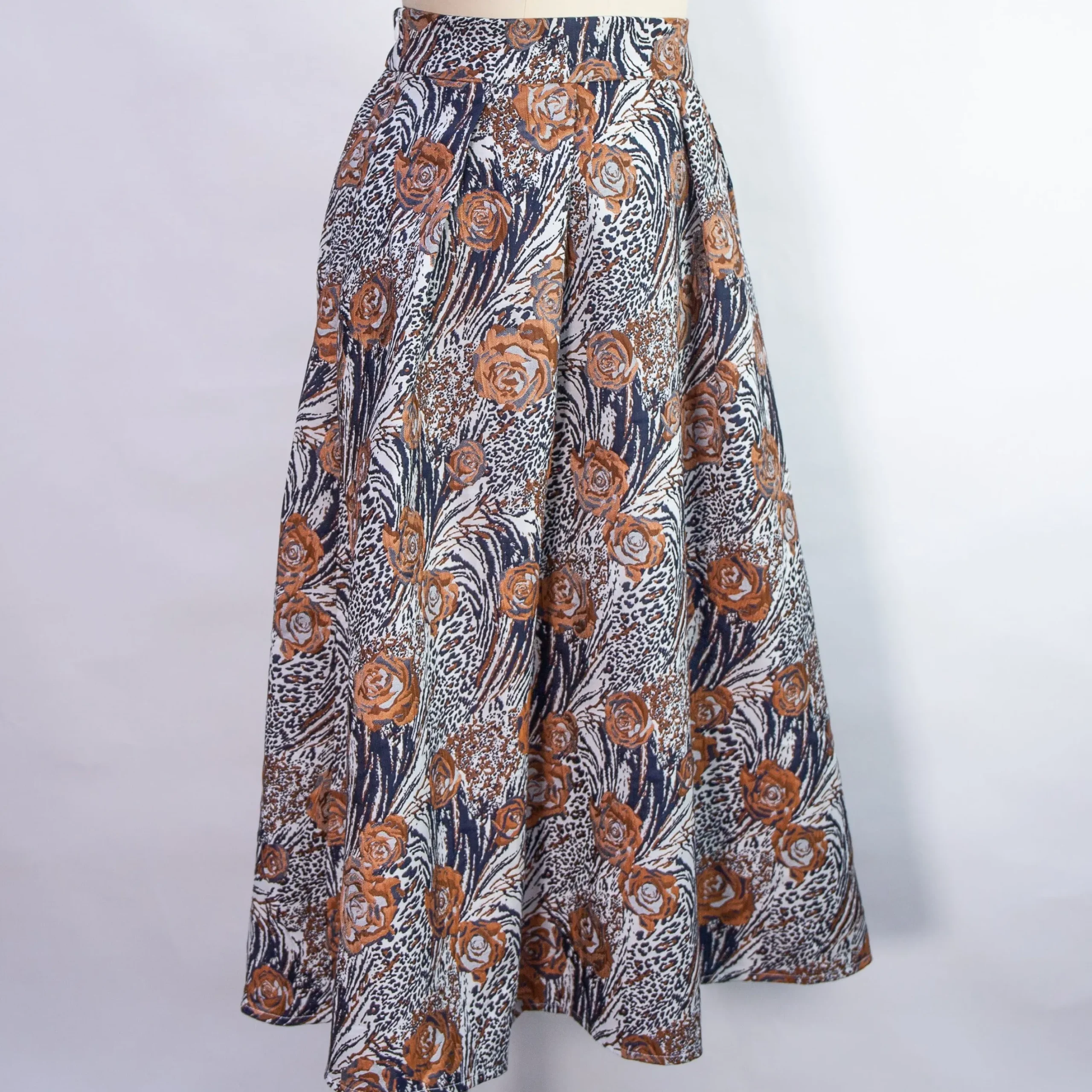 Jupe Astree Marron Studio | Laura Vita Fashion