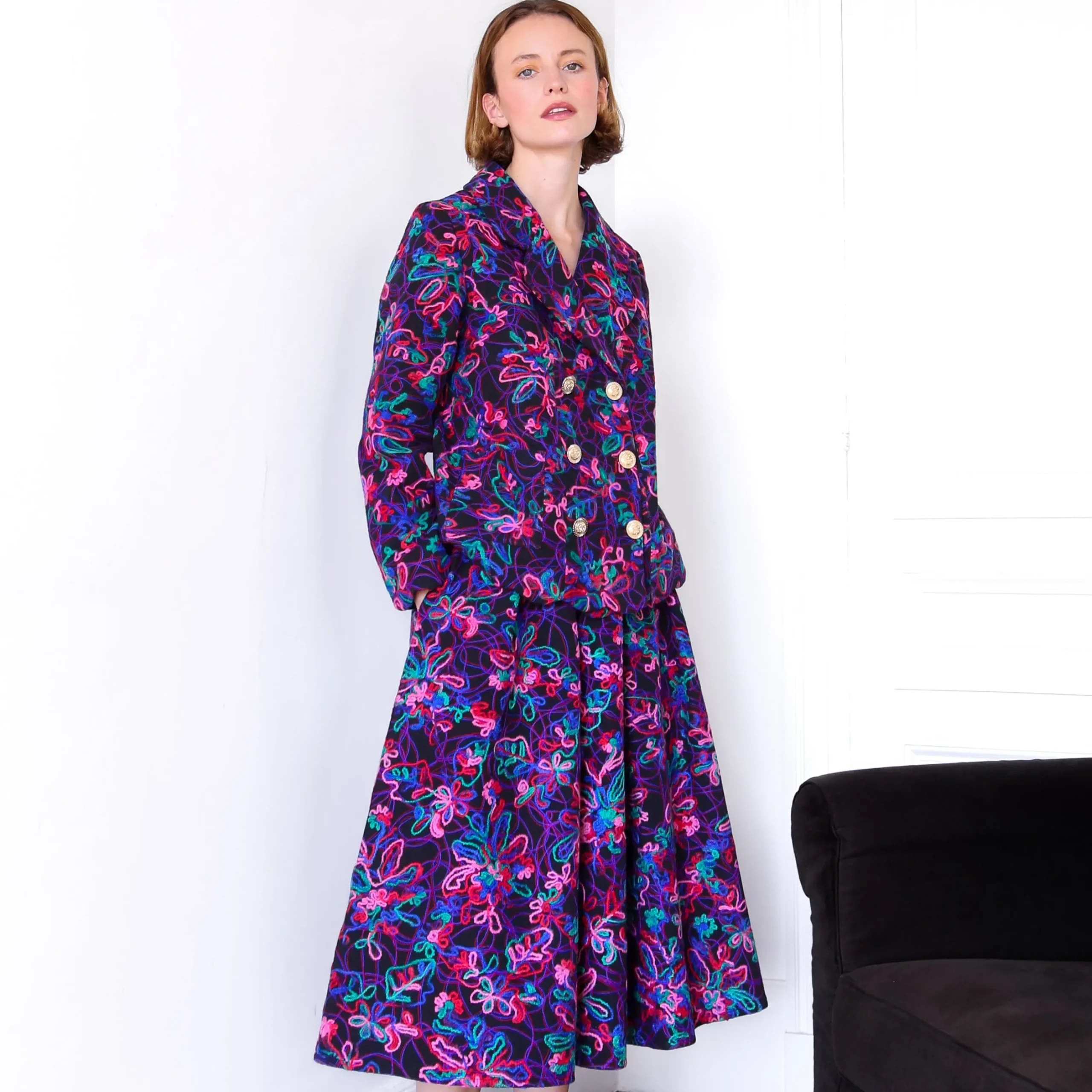 Jupe Astree Violet Studio | Laura Vita Best Sale