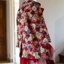 Manteau Atlas Rouge Studio | Laura Vita Best Sale