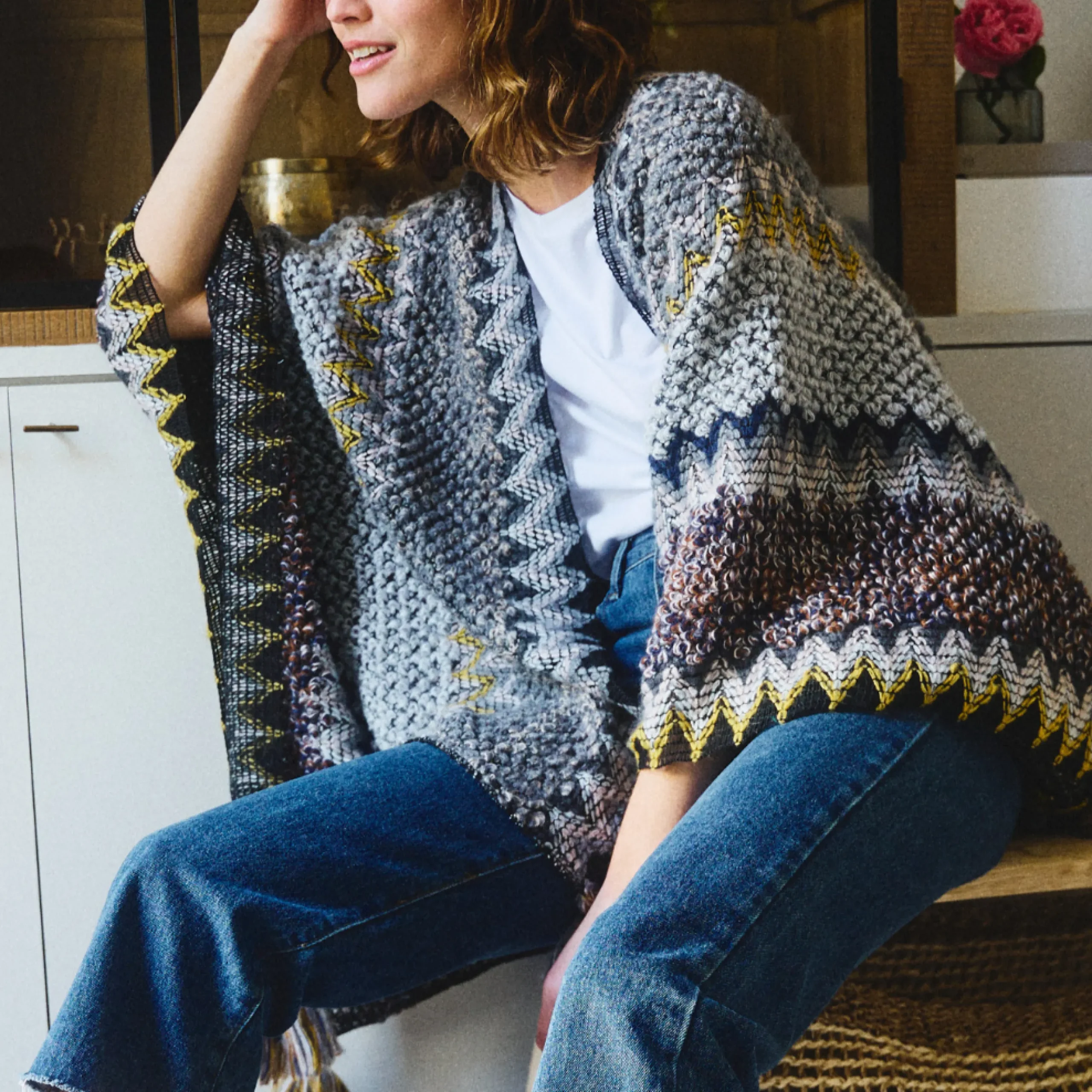 Poncho Châle Marina | Laura Vita Sale