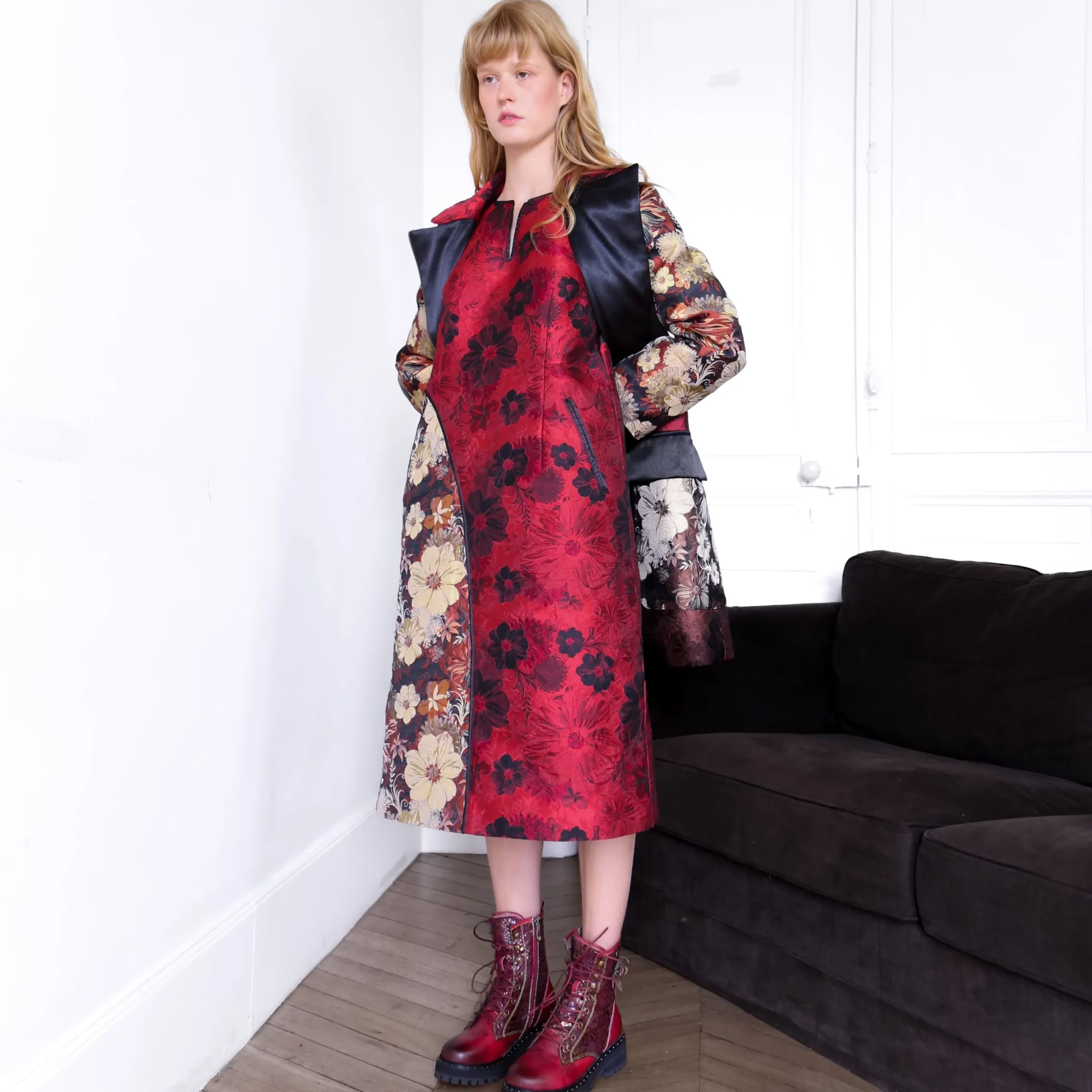 Robe Ouranos Rouge Studioo | Laura Vita Cheap
