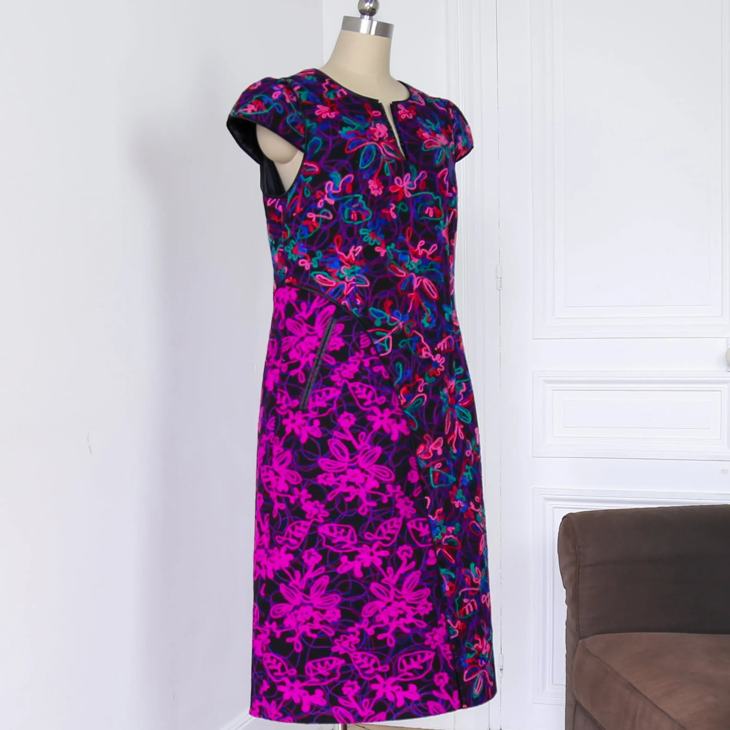 Robe Ouranos Violet Studio | Laura Vita Online