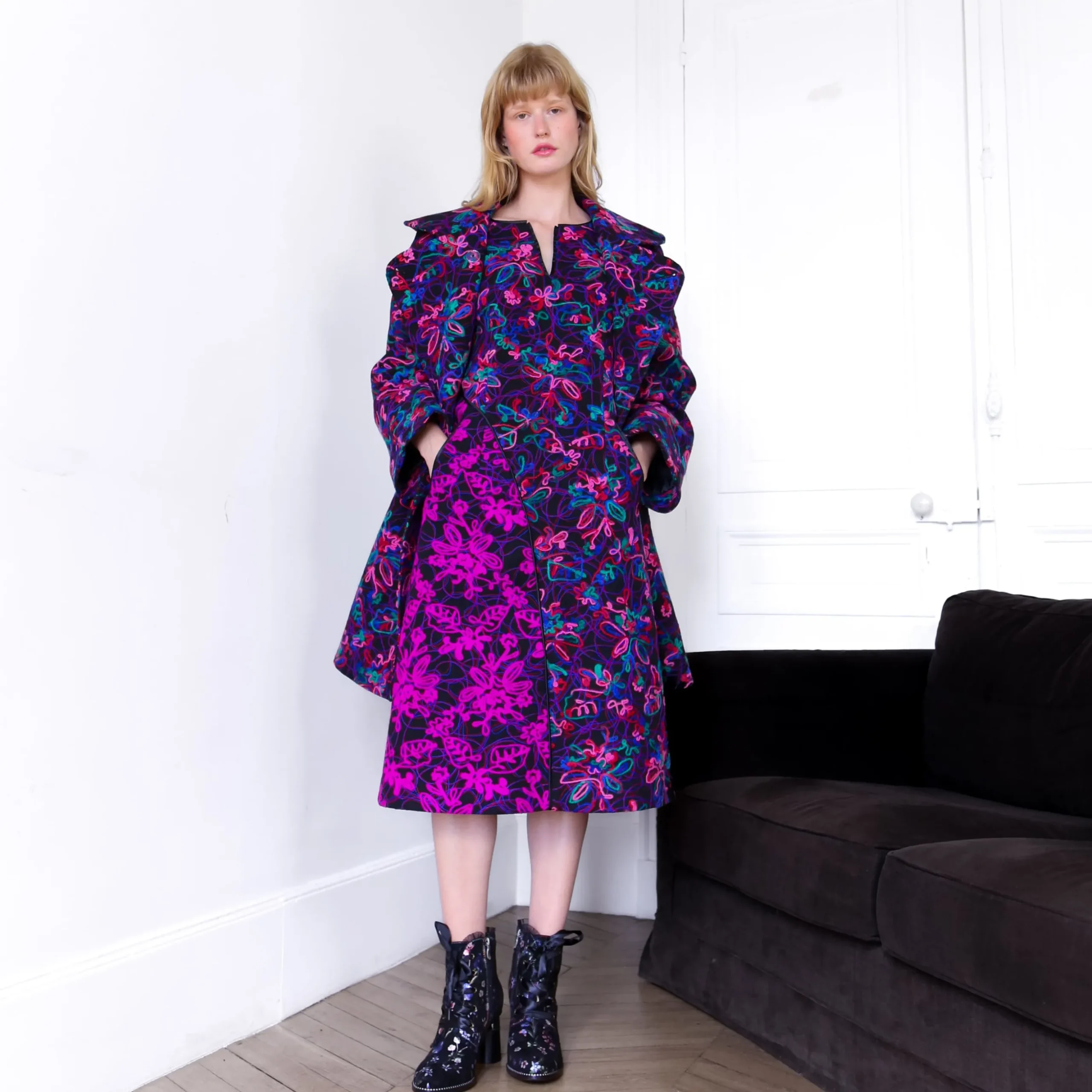 Robe Ouranos Violet Studio | Laura Vita Online