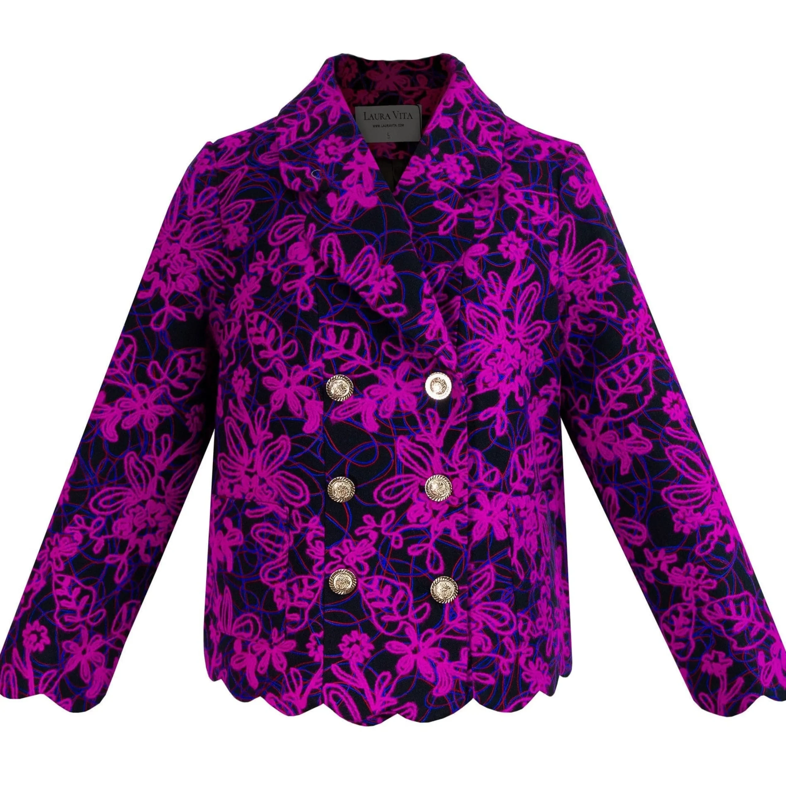 Veste Typhon Fushia Studio | Laura Vita Discount